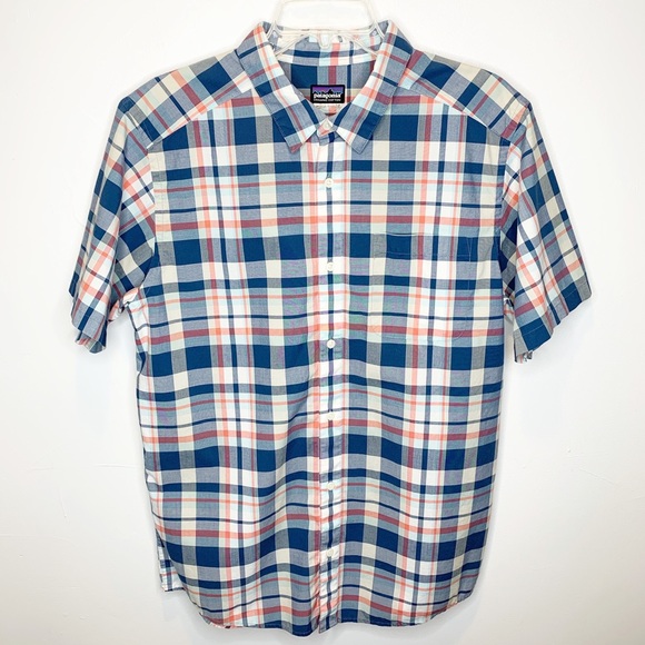 Tartan Love Mens Button Down Short Sleeve Shirt